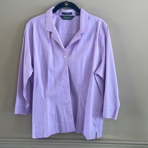 Eddie Bauer button front shirt. Size L
